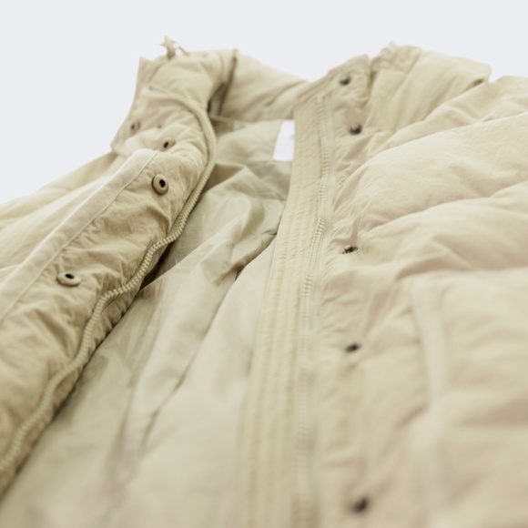 Madewell Holland Ash Green Khaki Quilted Puffer Parka Jacket Women S Cottagecore - Picture 9 of 11